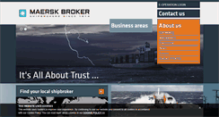 Desktop Screenshot of maerskbroker.com